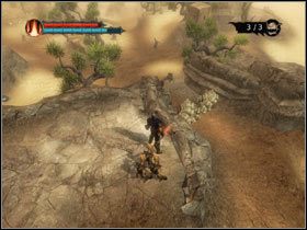 Do kolejnej bariery (#1) musisz zwabić żuka - niech chochlik weźmie jajko, pokaże mu, a stworzenie pobiegnie za nim - [Solucja Overlord] Find the Thiefs hideout - Overlord - poradnik do gry