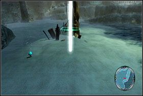 W jednej z nich znajdziesz pierwszy Medal (jest w kawałku złomu do którego dostaniesz się idąc po półce skalnej w zachodniej części pomieszczenia) - Wstęp | Solucja - DVD1 | Blue Dragon - Blue Dragon - poradnik do gry