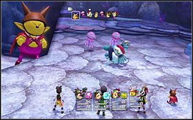 UWAGA: Lekarstwem na stan Paralyze, powodowany przez niektóre ataki meduz, jest Mobility Balm - Undersea Caverns | Solucja - DVD1 | Blue Dragon - Blue Dragon - poradnik do gry