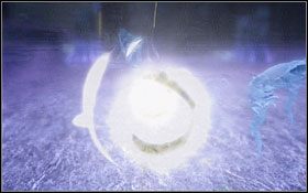 Ze skrzyń weź 1000 Gold, Ancient Fossil, Light Crystal, Flawless Amethyst, Power-Swap Dart (w międzyczasie nastąpi scenka, w której bohaterowie w oddali zobaczą Talta Village) - Gul Mountains | Solucja - DVD1 | Blue Dragon - Blue Dragon - poradnik do gry