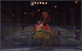 Walka jest z gruntu podobna do poprzednich - Flying Fortress cz.2 | Solucja - DVD1 | Blue Dragon - Blue Dragon - poradnik do gry