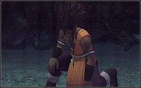 Twoim przeciwnikiem nie jest sam Guru-Guru, ale mgliste potwory, które go kontrolują - Alumaru Village | Solucja - DVD2 | Blue Dragon - Blue Dragon - poradnik do gry