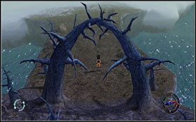 Idź ścieżką na prawo prowadząca w gorę mapy - Devour Village | Solucja - DVD3 | Blue Dragon - Blue Dragon - poradnik do gry