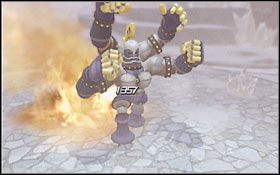 Największą słabością tego bossa jest ogień - Noluta Village | Solucja - DVD3 | Blue Dragon - Blue Dragon - poradnik do gry