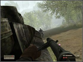 Możemy się na chwilę zatrzymać przy drogowskazie, by odkryć pewną ciekawostkę - Misja 1 - Lądowanie - cz. 2 | Mortyr III Akcje Dywersyjne - Mortyr III: Akcje Dywersyjne - poradnik do gry