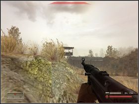 Gdy tylko przejdziemy przez zdezelowany most, ten zawali się, a po drugiej stronie rzeki pojawią się dwaj żołnierze - Misja 3 - Tygrysy we mgle - cz. 1 | Mortyr III Akcje Dywersyjne - Mortyr III: Akcje Dywersyjne - poradnik do gry