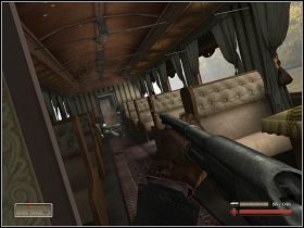 Do następnego wagonu wrzucamy jeden, ewentualnie dwa granaty - Misja 7 - Pociąg - cz. 2 | Mortyr III Akcje Dywersyjne - Mortyr III: Akcje Dywersyjne - poradnik do gry