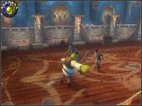 Wkrótce z prawej strony natkniesz się na małą ścieżkę - [Solucja] Etap 4 - Stare ruiny | Shrek Trzeci - Shrek Trzeci - poradnik do gry