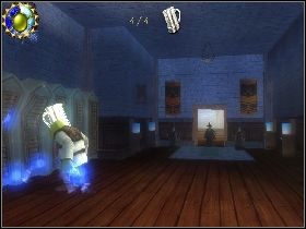 Następnie wejdź do budynku z lewej przez otwarte drzwi - [Solucja] Etap 6 - Teren Akademii | Shrek Trzeci - Shrek Trzeci - poradnik do gry