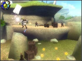 Idź w prawo - [Solucja] Etap 14 - Wzgórza Merlina | Shrek Trzeci - Shrek Trzeci - poradnik do gry