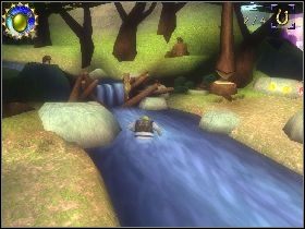 Po przebrnięciu przez pułapkę trafisz na dość rozległy plac - [Solucja] Etap 14 - Wzgórza Merlina | Shrek Trzeci - Shrek Trzeci - poradnik do gry