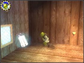 Trafisz do sali z poruszającymi się białymi klockami - [Solucja] Etap 16 - Warsztat Strombolego | Shrek Trzeci - Shrek Trzeci - poradnik do gry