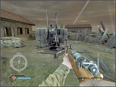 1 - Destroy Hill Houses AA Gun (cz.2) | Operation Husky w Medal of Honor Airborne - Medal of Honor: Airborne - poradnik do gry