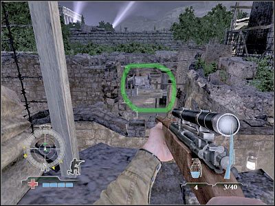 Zejdź ostrożnie na dół - Disable Communications Antenna (cz.2) | Operation Avalanche - Medal of Honor: Airborne - poradnik do gry