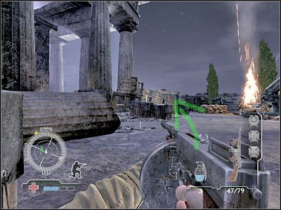 Musisz teraz kierować się na południe - Destroy AA Gun | Operation Avalanche w Medal of Honor Airborne - Medal of Honor: Airborne - poradnik do gry