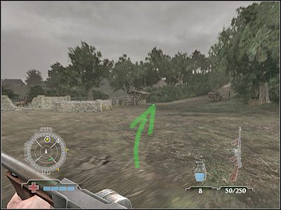 Po dotarciu na miejsce będziesz musiał podjąć szybką decyzję - Collect M18 Bundle (cz.2) | Operation Neptune w Medal of Honor Airborne - Medal of Honor: Airborne - poradnik do gry