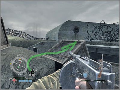 Przeciwnicy będą co prawda stali przy CKM-ach, ale najprawdopodobniej zauważą Cię i przystąpią do walki - Clear and Secure Pillbox (cz.2) | Operation Neptune w Medal of Honor Airborne - Medal of Honor: Airborne - poradnik do gry