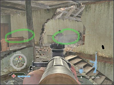 Ostatnie stanowisko maszynowe znajduje się po Twojej lewej stronie - Clear MG Nests | Operation Market Garden w Medal of Honor Airborne - Medal of Honor: Airborne - poradnik do gry