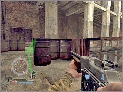 Chwilowo skup się wyłącznie na wspomnianym wyżej przejściu - Destroy Munitions Stockpile (cz.1) | Operation Varsity w Medal of Honor Airborne - Medal of Honor: Airborne - poradnik do gry
