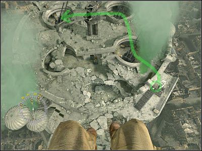 Dotarcie do celu - Destroy Artillery Guns | Operation Der Flakturm w Medal of Honor Airborne - Medal of Honor: Airborne - poradnik do gry