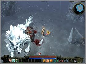 Fenrir czai się na trzecim poziomie (Fenrirs Lair) - Fenrir, wilk w lodowej norze, Śpiąca Walkiria | Świat Nordycki | Loki - Loki - poradnik do gry