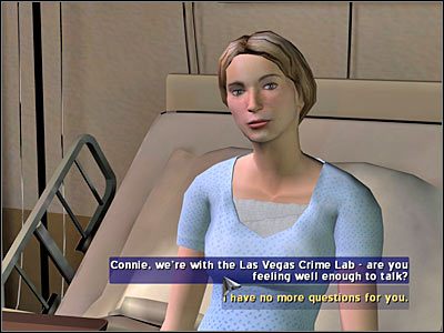 Zwróć się teraz do Connie w następującej sprawie - Double Down (4) | Śledztwo 2 | CSI Kryminalne Zagadki Las Vegas - CSI: Kryminalne Zagadki Las Vegas: Niezbite dowody - poradnik do gry