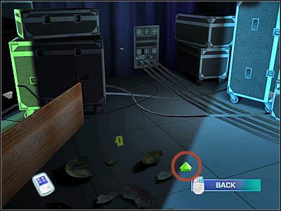 Na koniec kliknij w miejscu, w którym widoczne są wyładowania (screen) - Shock Rock (2) | Śledztwo 3 | CSI Kryminalne Zagadki Las Vegas - CSI: Kryminalne Zagadki Las Vegas: Niezbite dowody - poradnik do gry