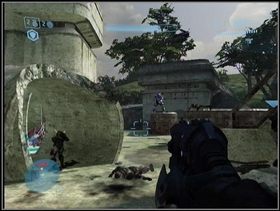 • Find Johnson before hes captured - Sierra 117 (1) | Opis przejścia | Halo 3 - Halo 3 - poradnik do gry