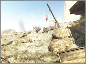 Podnieś leżący na ziemi złamany kołek [Broken peg] - Outside Pharos | Pharos Lighthouse | Kleopatra Droga do tronu - Kleopatra: Droga do tronu - poradnik do gry