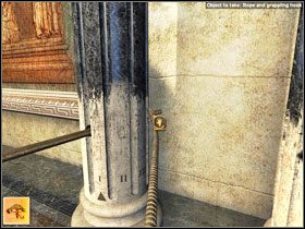 Powróć do kolumn, odczep linę z hakiem i wyciąg drąg - Alexandria - Library 2 | Rozwiązania | Kleopatra Droga do tronu - Kleopatra: Droga do tronu - poradnik do gry