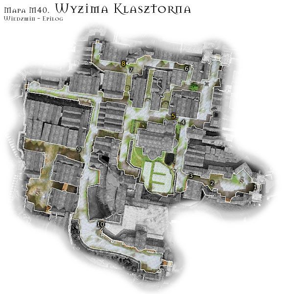 W Epilogu dzielnica klasztorna jest miejscem niebezpiecznym przez całą dobę - M40: Wyzima klasztorna | Epilog | Solucja Wiedźmin - Wiedźmin - poradnik
