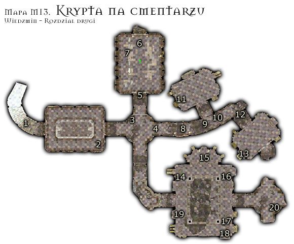 1 - M13: Krypta na Cmentarzu | Rozdział 2 | Solucja Wiedźmin - Wiedźmin - poradnik
