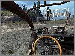 Jedź przed siebie wzdłuż drogi, aż dotrzesz do zabudowań - [Solucja] Podróż w wielkim stylu cz.2 | Half-Life 2 Episode Two - Half-Life 2: Episode Two - poradnik do gry