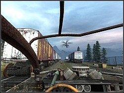 Gdy przejedziesz przez tunel, zjedź na lewą stronę i nadal pędź przed siebie - [Solucja] Podróż w wielkim stylu cz.3 | Half-Life 2 Episode Two - Half-Life 2: Episode Two - poradnik do gry