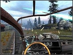 Dojedziesz do ogrodzenia z symbolem ruchu oporu - [Solucja] Podróż w wielkim stylu cz.3 | Half-Life 2 Episode Two - Half-Life 2: Episode Two - poradnik do gry