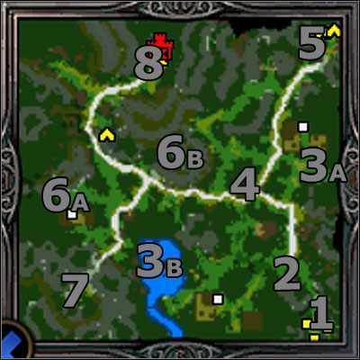 Swoją wędrówkę zaczynasz w rogu mapy (1) - Kampania 1 - Prolog - A Murder of Crows | Heroes of Might & Magic V Dzikie Hordy - Heroes of Might & Magic V: Dzikie Hordy - poradnik do gry