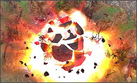 Bum! Mroczny Portal zostaje efektownie i definitywnie zniszczony. - Misja 5 - Heart od Darkness | Kampania 2 | HoMM V Dzikie Hordy - Heroes of Might & Magic V: Dzikie Hordy - poradnik do gry