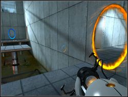 Teraz wystarczy tylko wrócić do pierwszego pomieszczenia - Pomieszczenie testowe nr 14 | Portal - Portal - poradnik do gry