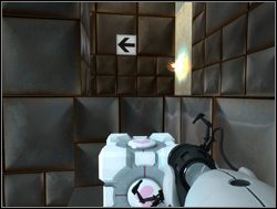 W tym pomieszczeniu pomagać ci będzie towarzysząca kostka obciążeniowa - Pomieszczenie testowe nr 17 | Portal - Portal - poradnik do gry