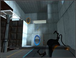 Wróć do hali z platformami - Pomieszczenie testowe nr 17 | Portal - Portal - poradnik do gry