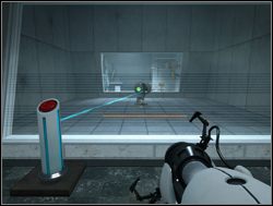 Idź przed siebie, a dotrzesz do pomieszczenia biurowego - Pomieszczenie testowe nr 19 (cz.3) | Portal - Portal - poradnik do gry