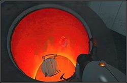 Przejdź na mostek i wejdź do niewielkiego pomieszczenia na jego końcu - Konfrontacja z GLaDOS | Portal - Portal - poradnik do gry