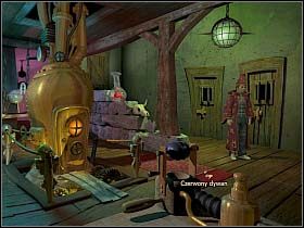 Mimo udanej akcji dywersyjnej, której efektem jest dziura w drzwiach, nasz bohater nie może ot tak sobie uciec z więzienia - Uratować Magiczne Królestwo cz.5 | Simon the Sorcerer 4 - Simon the Sorcerer 4 - poradnik do gry