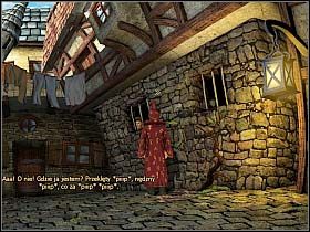 Nasz bohater przelewa więc część napoju do posiadanego papierowego kubka (w inwentarzu) i wręcza Loczkowi - Uratować Magiczne Królestwo cz.9 | Simon the Sorcerer 4 - Simon the Sorcerer 4 - poradnik do gry