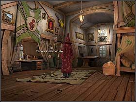 Oczywiście pędzi z nim do ratusza i pokazuje go urzędnikowi - Uratować Magiczne Królestwo cz.13 | Simon the Sorcerer 4 - Simon the Sorcerer 4 - poradnik do gry