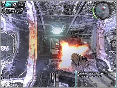 Wejdź raz jeszcze do serwerowni i skieruj się w prawo - Etap 6 - Heist cz.2 | TimeShift - TimeShift - poradnik do gry