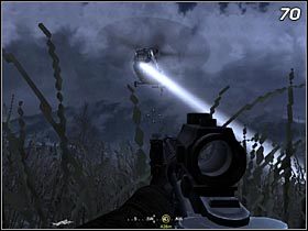 Na horyzoncie znów pojawi się wrogi śmigłowiec - Polowanie | Solucja Call of Duty 4: Modern Warfare - Call of Duty 4: Modern Warfare - poradnik do gry