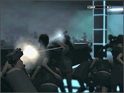 Powinieneś docelowo dotrzeć do miejsca, w którym po prawej stronie zauważysz podświetlone schody (screen) - Rozdział 5 - The Mizuki cz.2 | Kane & Lynch Dead Men - Kane & Lynch: Dead Men - poradnik do gry