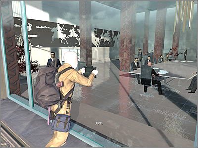 Cel: Suppress The Boardroom (Zabij wszystkich przeciwników znajdujących się wewnątrz sali spotkań) - Rozdział 9 - Retomoto Tower cz.1 | Kane & Lynch Dead Men - Kane & Lynch: Dead Men - poradnik do gry