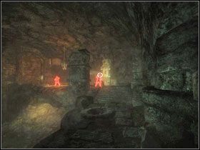 Udaj się w stronę mostu, na jego końcu znajdziesz zasypane kamieniami przejście #1 - użyj Black by usunąć przeszkodę - Sewers | The Crusades, 1213 | Clive Barkers Jericho - Clive Barkers Jericho - poradnik do gry